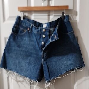 Womens TopShop Denim Shorts, Size 16